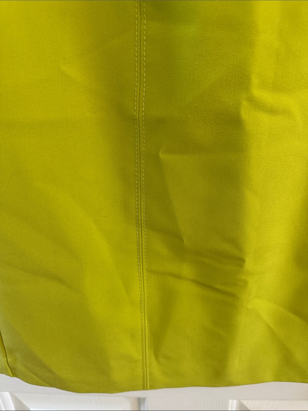 0155 Worthington Lime Green Stretch Pencil Skirt size 6 - Picture 2 of 7